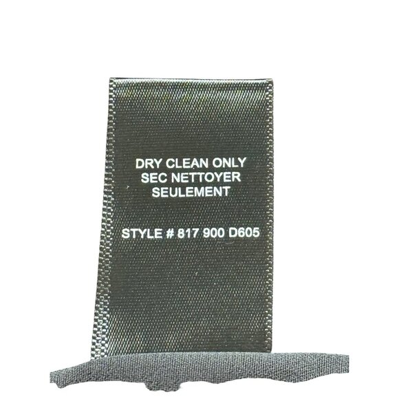 Rebecca Taylor Womens Rue Silk Dress Tie-Neck Black White Floral Size 6 - Picture 10 of 10